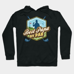 Best Papa by Par Father's Day Dad Golf Hoodie